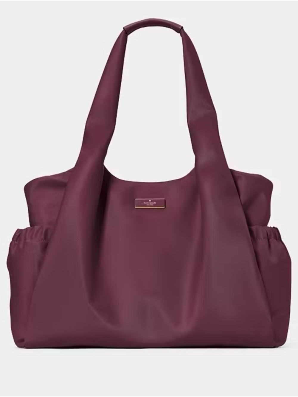 Kate Spade Carter Nylon Large Baby Bag Babybag Deep Cherry